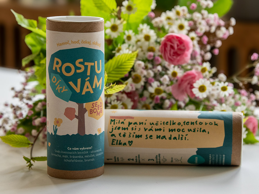 Seedbomba – Rostu díky vám Ideální dárek