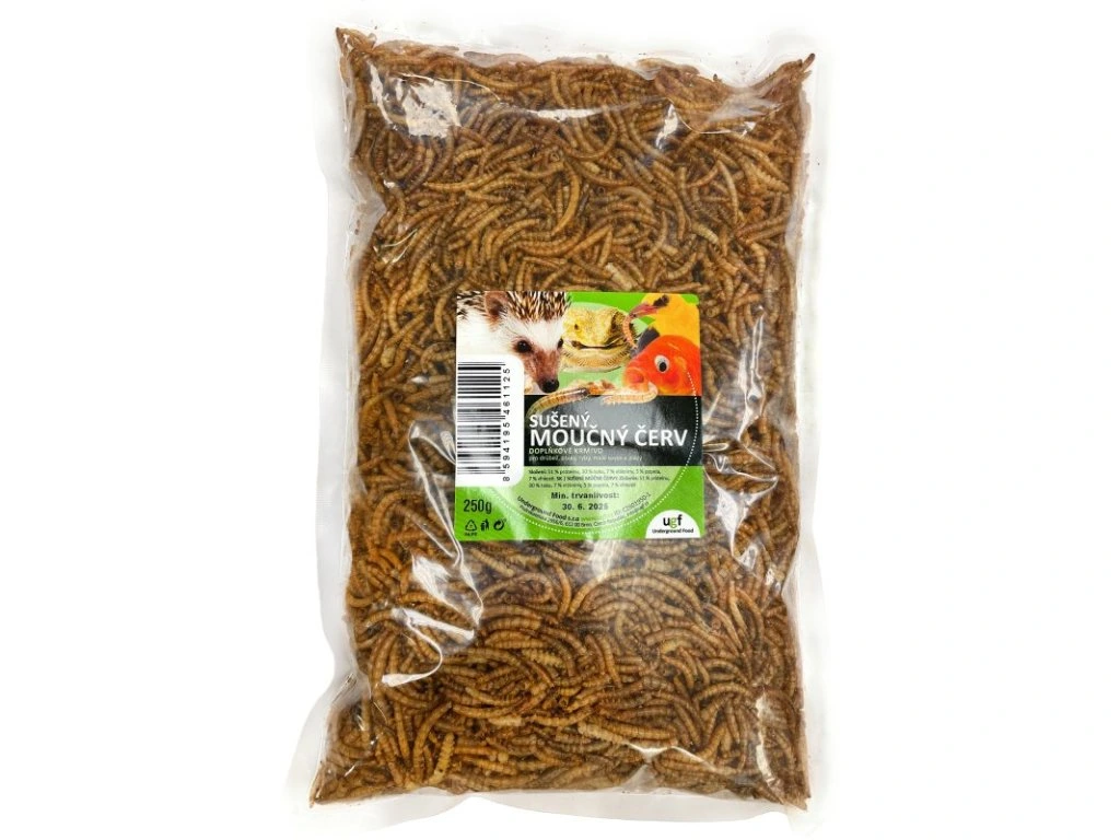 Sušení mouční červi 250 g
