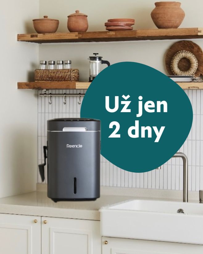 Už jen 2 dny platí zvýhodněná cena na elektrický kompostér Reencle Prime na našem e-shopu! Ideální pro ty, kdo chtějí mít...